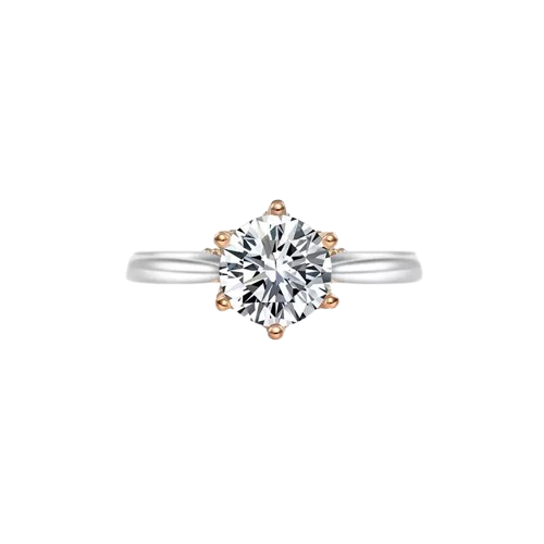 Letitia LightMark Small White Light 18K Gold 1 Carat Diamond Ring Women's Ring Proposal Diamond Ring Special Price