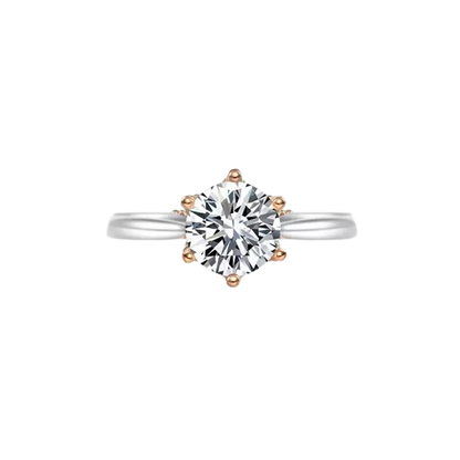 Letitia LightMark Small White Light 18K Gold 1 Carat Diamond Ring Women's Ring Proposal Diamond Ring Special Price