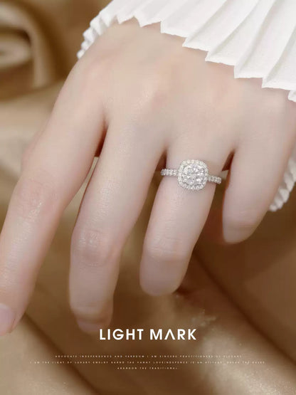 LIGHT MARK/Little White Light 18K Gold Diamond Ring Shakespeare Series Diamond Ring