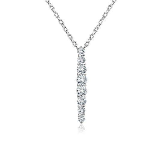 LIGHT MARK/Little White Light Interstellar Alliance Series 18K Gold Cultured Diamond Set Necklace Gift