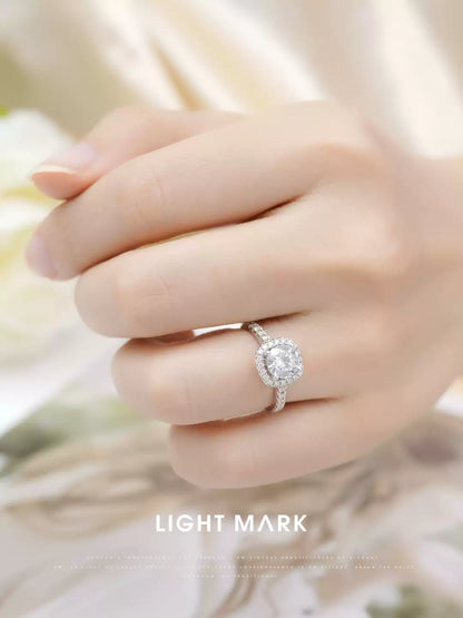 LIGHT MARK/Little White Light 18K Gold Diamond Ring Shakespeare Series Diamond Ring